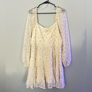 Arula Long Sleeve Mini Dress NWT